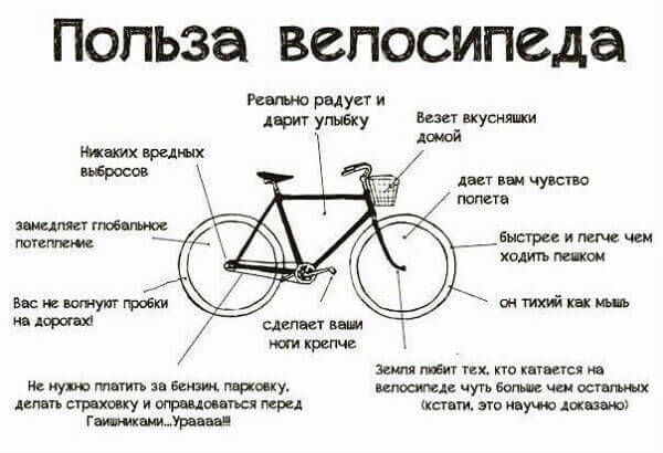 Плюсы и минусы велосипеда